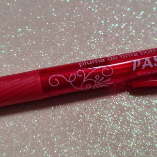 Lapicero Retráctil Borrable Rojo