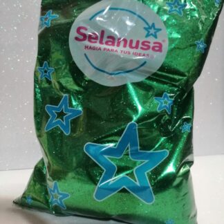 Diamantina Ultrabrillante Fina C-15 Verde Bandera 1kg