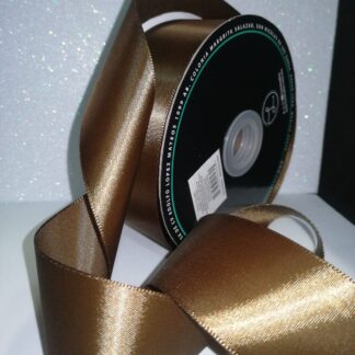 Liston Satín 1 cara Cafe ancho no. 9 (39mm) x 45m de largo