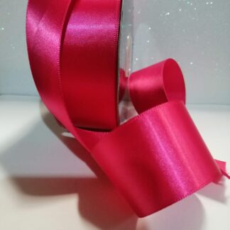 Liston Satín 1 cara Fiusha  ancho no. 9 (39mm) x 45m de largo