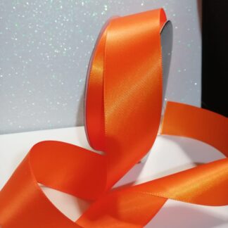 Liston Satín 1 cara Naranja ancho no. 9 (39mm) x 45m de largo