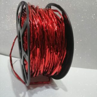 Ribopapel Arroz Metálico Rojo 100m