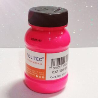 Pintura Acrílica POLITEC Rosa Fluorescente 100ml