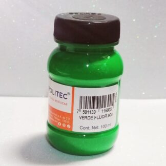Pintura Acrílica POLITEC Verde Fluorescente 100ml