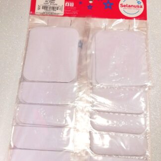 Parche Liso Blanco 20 pares