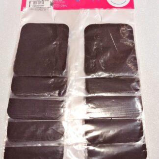 Parche Liso Negro 20 pares