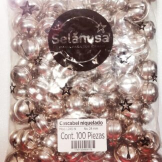 CASCABEL NIQUELADO 24MM