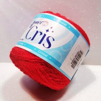 Estambre Jimmys Cristal 38gr Rojo