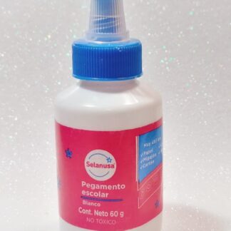Pegamento Blanco Escolar Selanusa de 60 gr